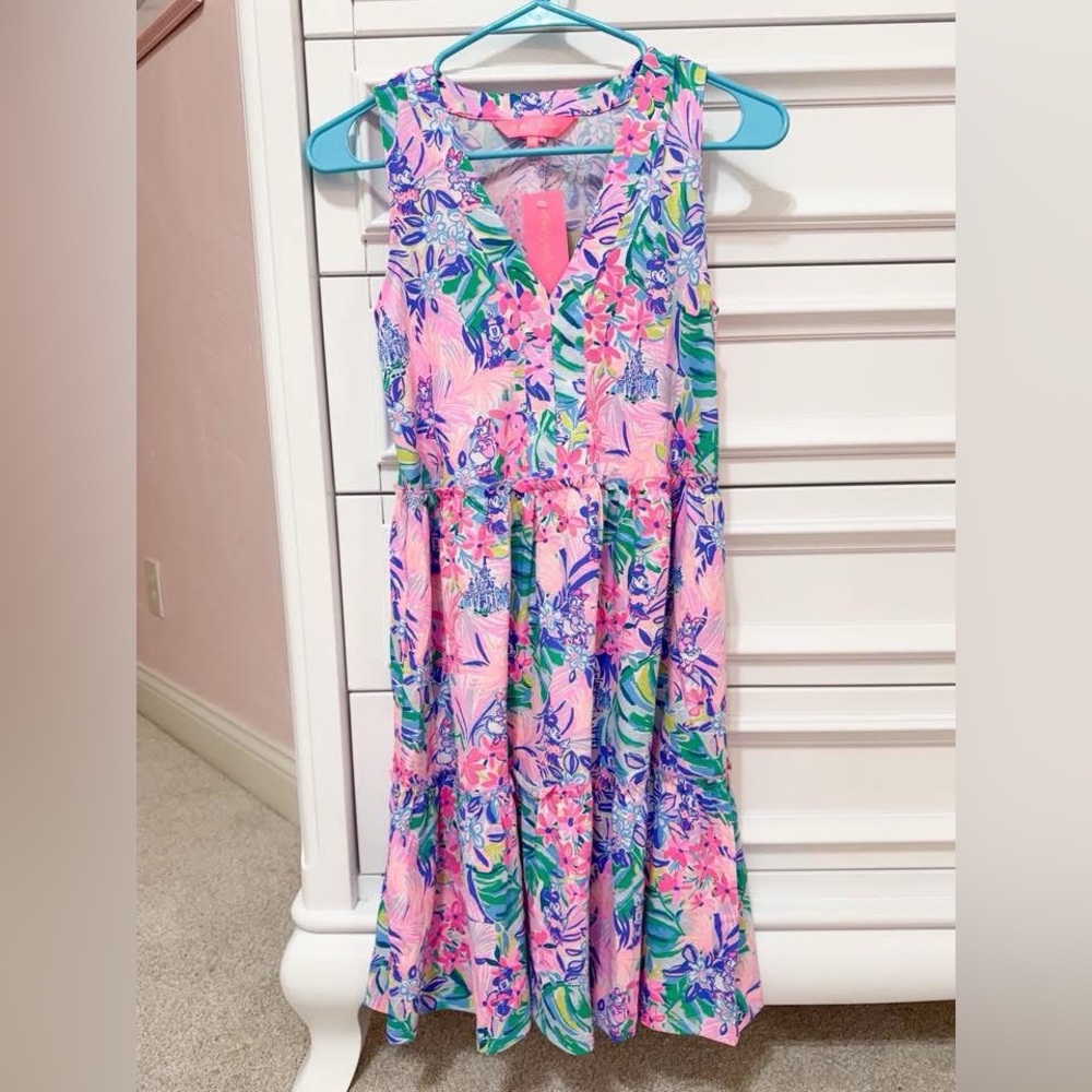 Lilly Pulitzer Lorina V-Nexk Disney Dress XXS